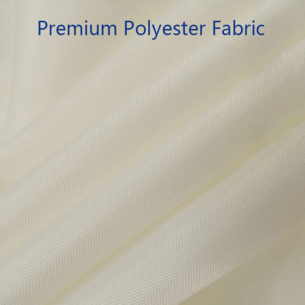 NIUTA Shower Liner, Standard Shower Curtain Liner Fabric 72 x 72 inch Full Size, Hotel Quality, Washable,Water Proof, Bathroom Curtains with Grommets,Beige