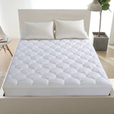Waterproof Mattress Pad Cover Cooling Mattress Topper Cotton Pillow Top,Queen