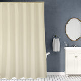 NIUTA Shower Liner, Standard Shower Curtain Liner Fabric 72 x 72 inch Full Size, Hotel Quality, Washable,Water Proof, Bathroom Curtains with Grommets,Beige