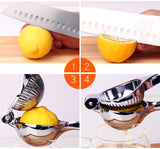 Premium Quality Metal Stainless Steel Lemon Squeezer, Manual Press Citrus Juicer, Lime Squeezer For Squeeze The Freshest Juice