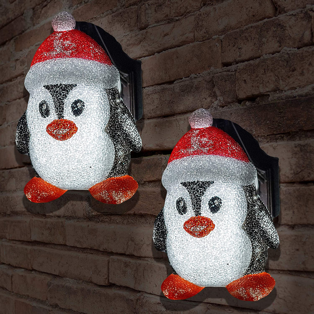 Christmas Penguin Light Cover, 2 Pack