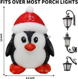 Christmas Penguin Light Cover, 2 Pack