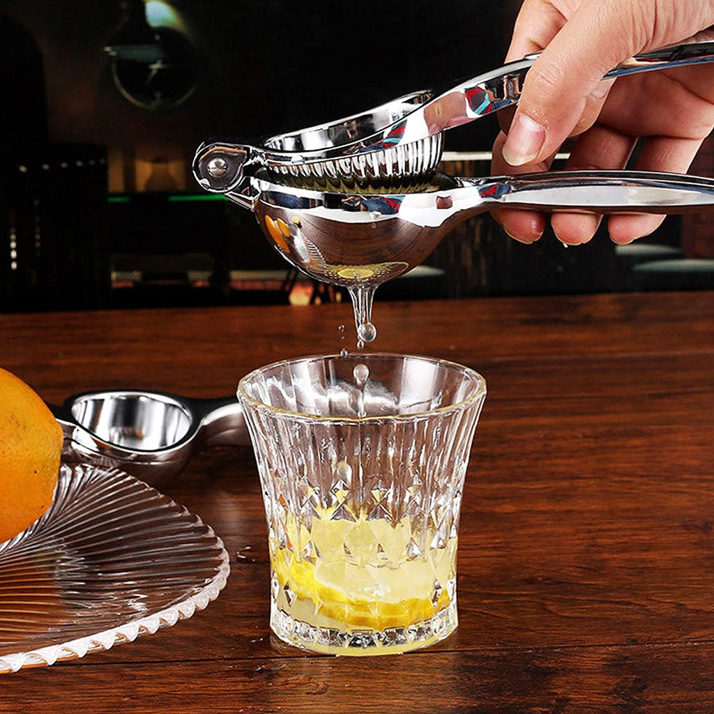 Premium Quality Metal Stainless Steel Lemon Squeezer, Manual Press Citrus Juicer, Lime Squeezer For Squeeze The Freshest Juice