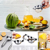 Premium Quality Metal Stainless Steel Lemon Squeezer, Manual Press Citrus Juicer, Lime Squeezer For Squeeze The Freshest Juice