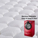 Waterproof Mattress Pad Cover Cooling Mattress Topper Cotton Pillow Top,Queen