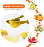 Premium Quality Metal Lemon Squeezer, Lime Juice Press, Manual Press Citrus Juicer For Squeeze The Freshest Juice