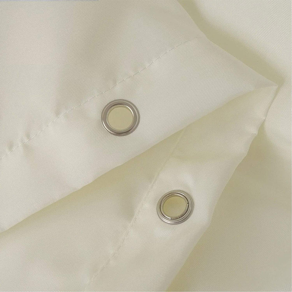 NIUTA Shower Liner, Standard Shower Curtain Liner Fabric 72 x 72 inch Full Size, Hotel Quality, Washable,Water Proof, Bathroom Curtains with Grommets,Beige