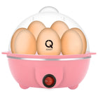 Aqwzh Rapid Egg Cooker Electric for Hard Boiled, Poached, Scrambled Eggs, Omelets, Steamed Vegetables, Seafood, Dumplings, 7 capacity, with Auto Shut Off Feature