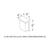 Ledge Indoor / Outdoor Wall Light