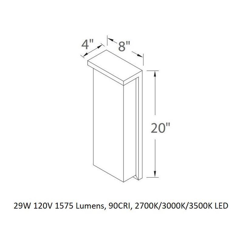 Ledge Indoor / Outdoor Wall Light