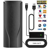 Camkey TV Antenna, Amplified Indoor Outdoor TV Antenna,Strongest Signal Amplified Booster, 280 Miles Portable HDTV Antenna 4K 1080P Ultra HD Channel for All TV