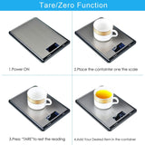 Food Kitchen Scale, Digital Grams and Ounces for Weight Loss, Baking, Cooking, Keto and Meal Prep,