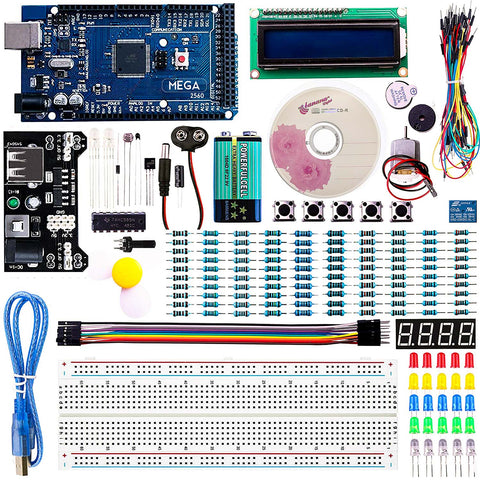 Camkey Mega 2560 R3 Project Starter Kit Compatible with Arduino IDE MEGA2560 - Including 16 Tutorials CD