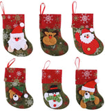 Christmas Mini 3D Stockings, 12 Pcs