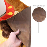 Reindeer Christmas Toilet Seat Cover, 5 Pcs
