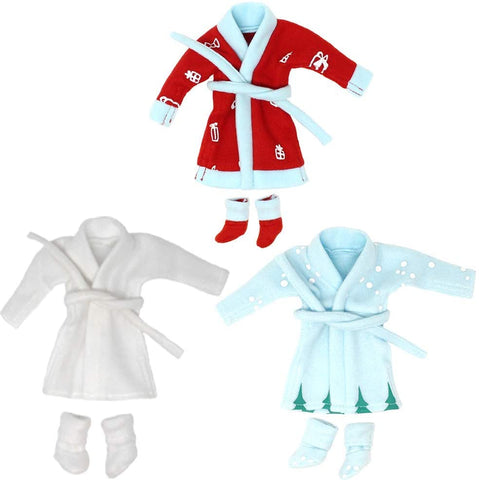 Santa Couture Bathrobes for Elf Doll