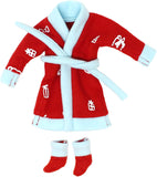 Santa Couture Bathrobes for Elf Doll