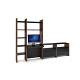 Semblance 4-Section High/Low Office System with Inline Desk