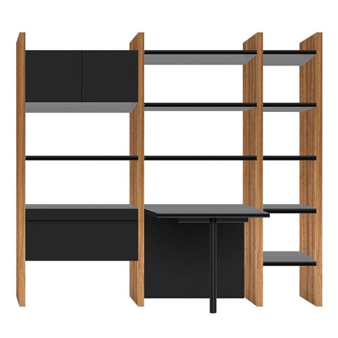 Semblance 3-Section Office System with Peninsula Desk