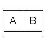 Florence Knoll Two Position Credenza