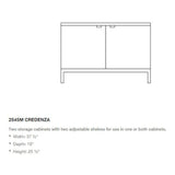 Florence Knoll Two Position Credenza