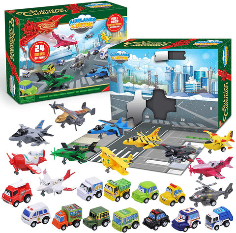 2021 Advent Calendar Pull-back Airplanes