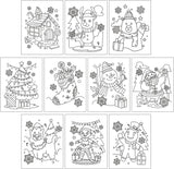 Christmas Mini Coloring Booklets, 48 Pack