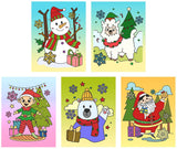 Christmas Mini Coloring Booklets, 48 Pack
