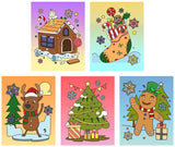 Christmas Mini Coloring Booklets, 48 Pack