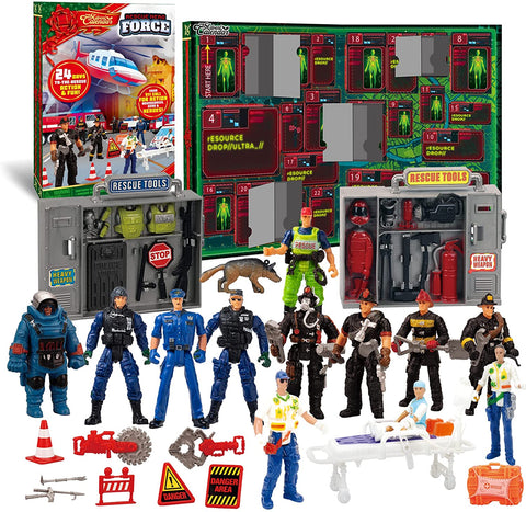 2021 24 Days Advent Calendar Special Force Action Figures