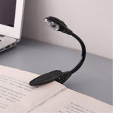 Clip on Book Light for Reading in Bed, LED Reading Light for Books and Kindles, 25 Hour Run Time, Black