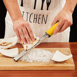 Updated Version Lemon Zester & Cheese Grater-Premium Stainless Steel - A Sharp Kitchen Tool for Ginger, Garlic, Nutmeg, Chocolate, Vegetables, Fruits, Dishwasher Safe