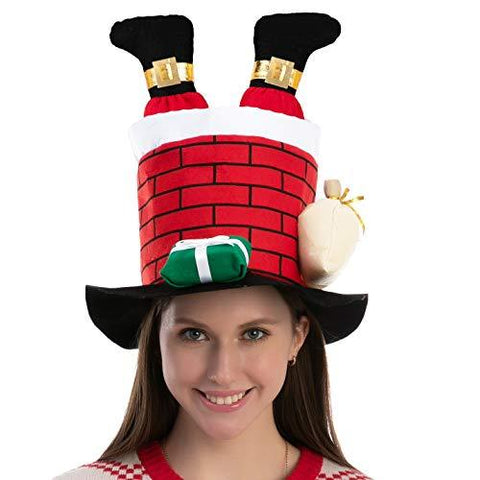 Christmas Santa Chimney Hat