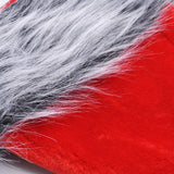 4pcs Deluxe Santa Hats With Red Velvet & Plush Trim