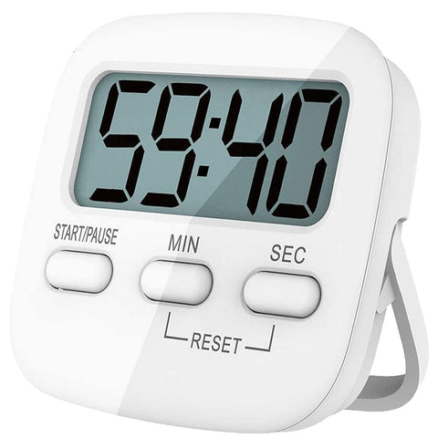 Kitchen Timer, [ 2021 Version ] Magnetic Countdown Timer with Loud Alarm