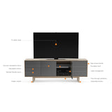 Octave Quad-Width Media Cabinet