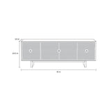 Octave Quad-Width Media Cabinet