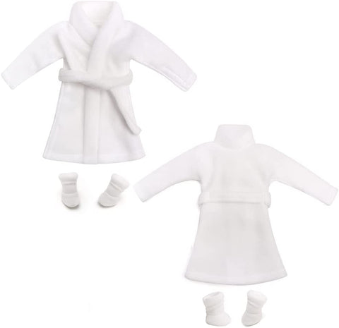 Santa White Elf Bathrobe, 2 Pcs
