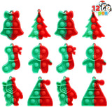 Pop Bubble Keychain,12 pieces