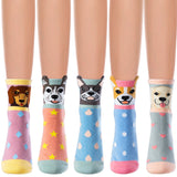 Women's Animal Socks, 5 Pairs
