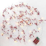 LED Berry Beaded Garland