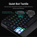 Keyboard and Mouse Set Combo, USB Wired Backlit Keyboard