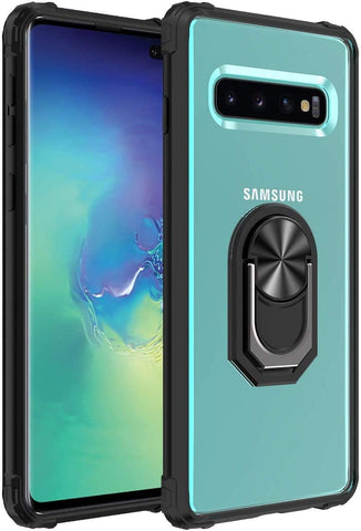 Samsung Galaxy S10 Plus Case, [ Military Grade ] 15ft. Drop Tested Protective Case | Kickstand | Compatible with Samsung Galaxy S10 Plus-Black