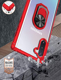 Amuoc Samsung Galaxy Note 10 Case, [ Military Grade ] 15ft. Drop Tested Protective Case | Kickstand | Compatible with Samsung Galaxy Note 10 / Note 10 5G Case -Red