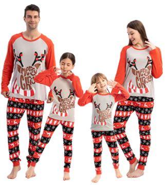 Women Christmas Reindeer Family Matching Pajama