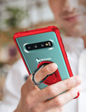 Samsung Galaxy S10 Case, [ Military Grade ] 15ft. Drop Tested Protective Case | Kickstand | Compatible with Samsung Galaxy S10 -Red
