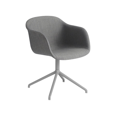 Fiber Upholstered Armchair - Swivel Base