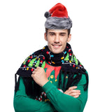 4pcs Deluxe Santa Hats With Red Velvet & Plush Trim