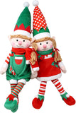 Elf Plush Christmas Stuffed Toys, 2 Pack