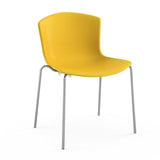 Bertoia Molded Shell Side Stacking Chair